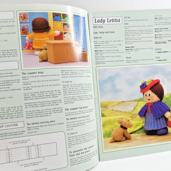 Jean Greenhowe's Little Dumpling Dolls Pattern Book Double Knit DIY Vintage 1995 - Picture 3 of 7